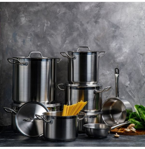 Каструля висока з кришкою 50 л, серія Resto Range FoREST 304040 Каструля висока з кришкою 50 л, серія Resto Range FoREST 304040