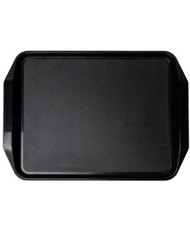 Таця прямокутна з ручками чорна 43х31 см FoREST 591805